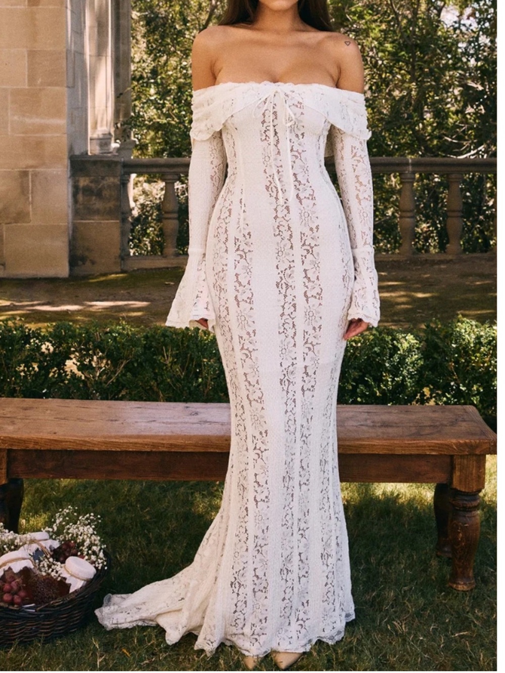Georgette Lace Maxi